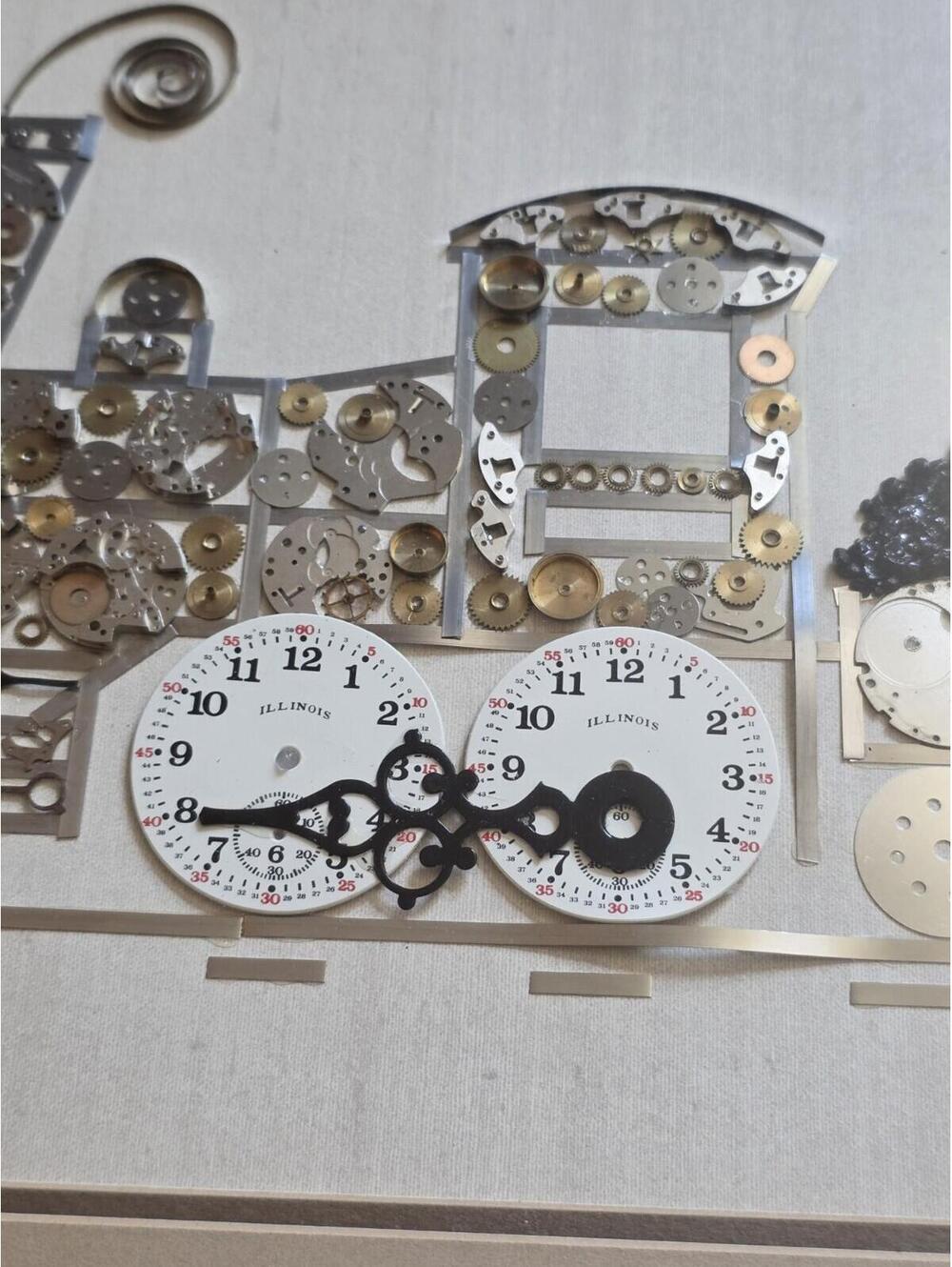 GIRARDS WATCH PICTURES Steam Engine made out of watch parts - Picture 6 of 7